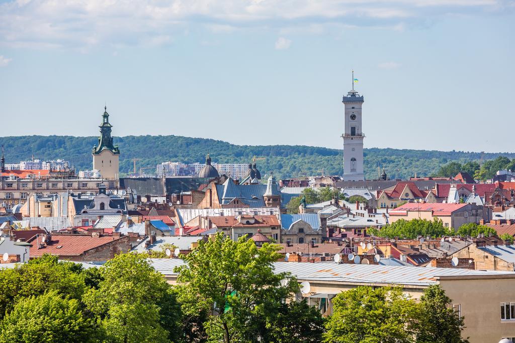 Apartment On Arkhipenka With Panorama View Lviv Exterior foto